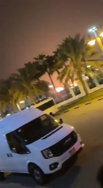 Bahrain International Airport has just been hit by Iranian drone strike