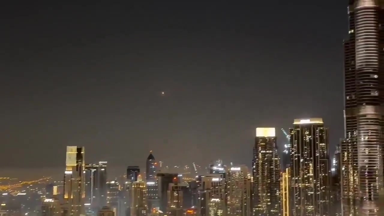Iranian drone shot down near Burj Khalifa in Dubai