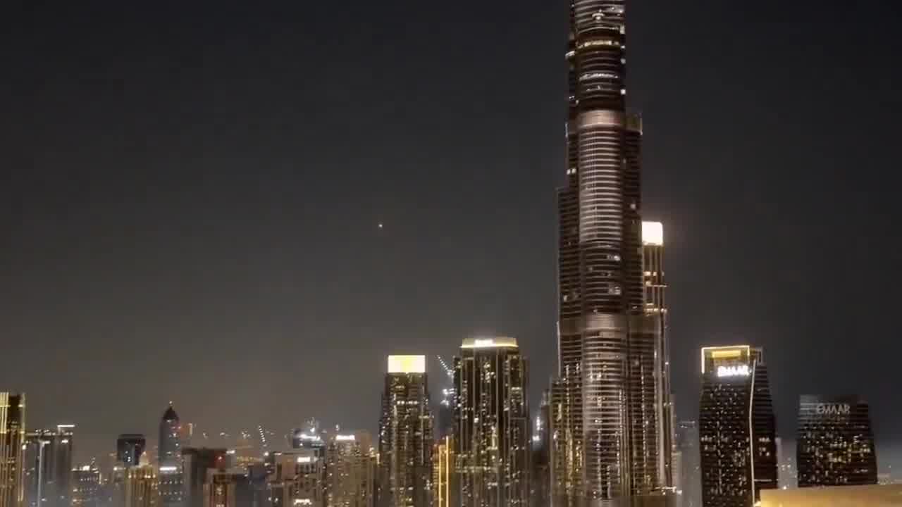Iranian drone shot down near Burj Khalifa in Dubai
