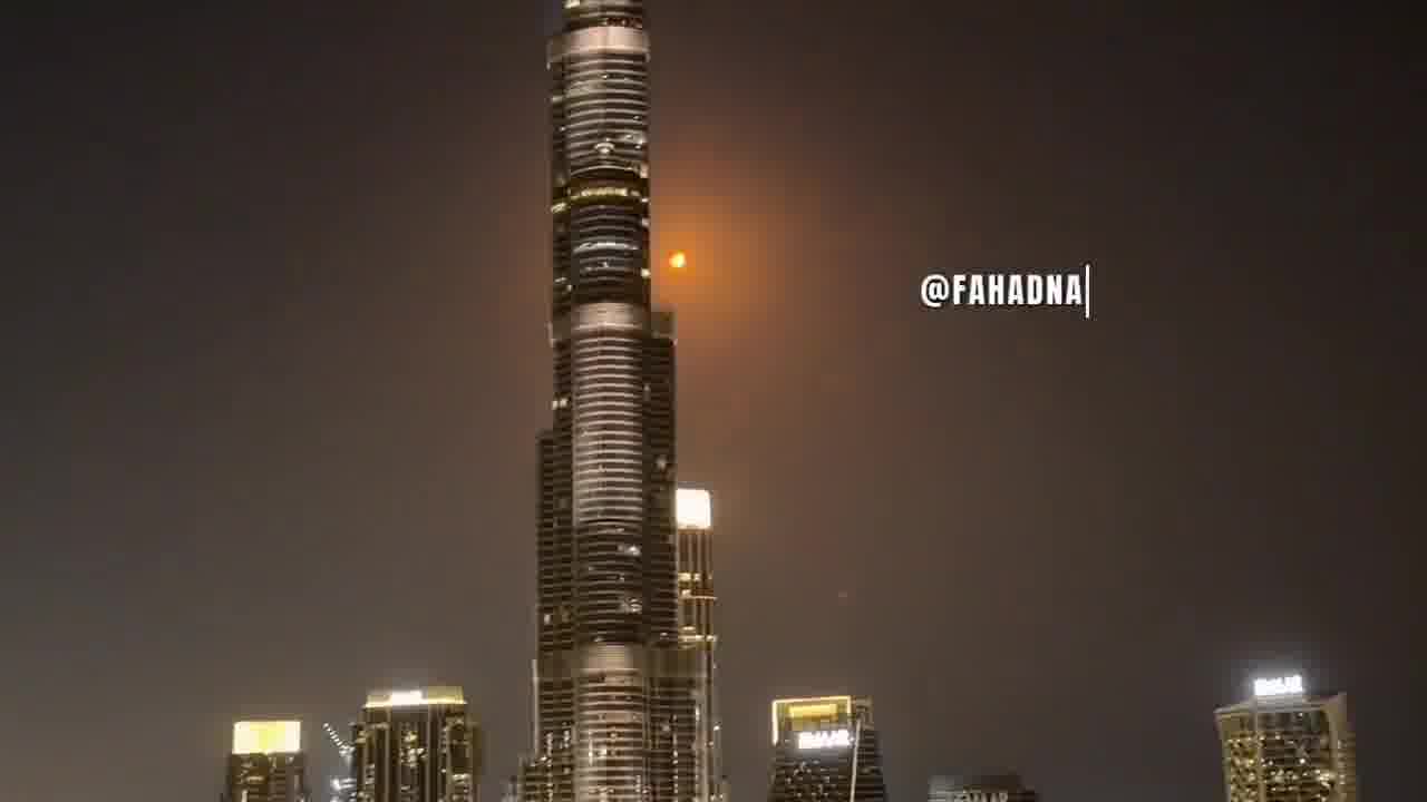 Iranian drone shot down near Burj Khalifa in Dubai