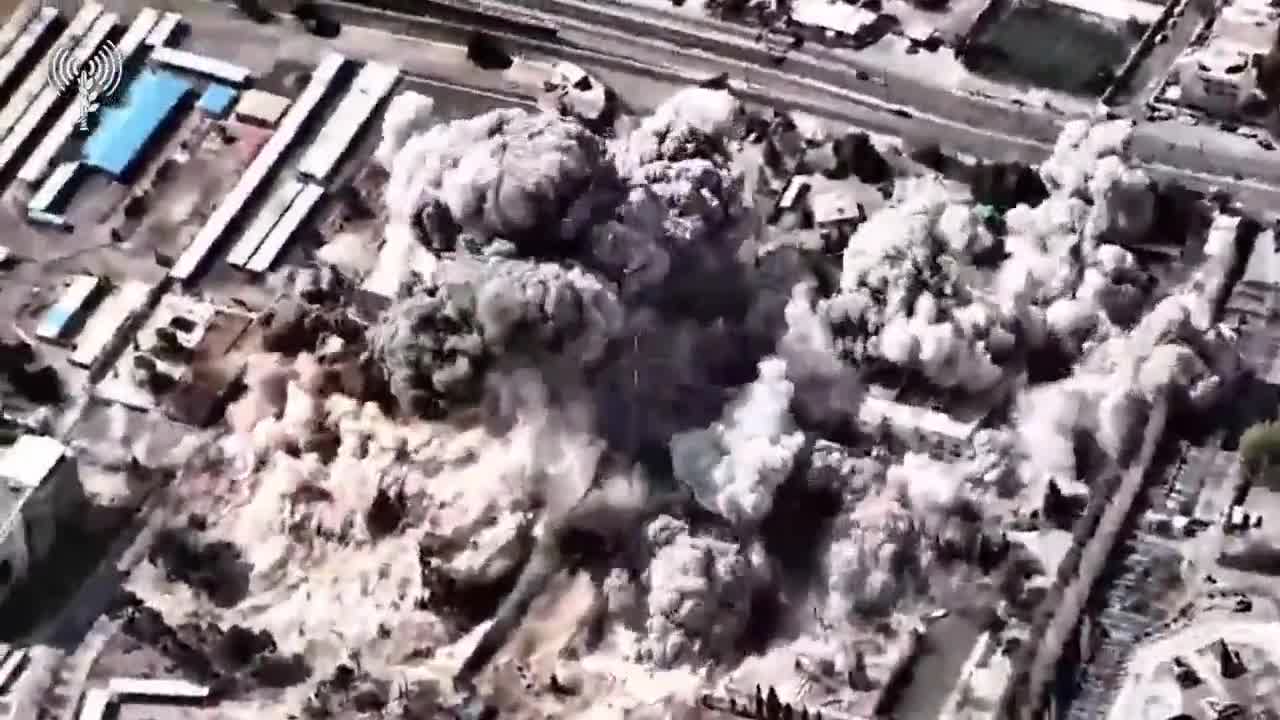 Israeli army released footage of its strikes in Tehran