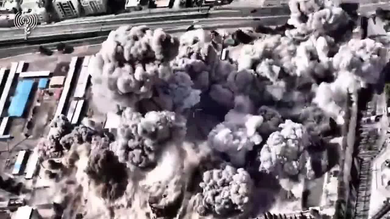 Israeli army released footage of its strikes in Tehran