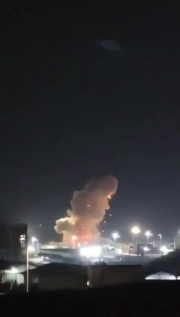 The Baheshti Pier in Chabahar Port, which is operated by the IRGC, was hit a short while ago