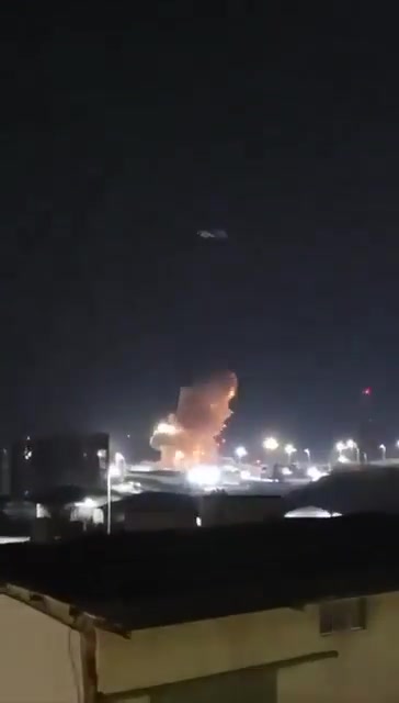 The Baheshti Pier in Chabahar Port, which is operated by the IRGC, was hit a short while ago