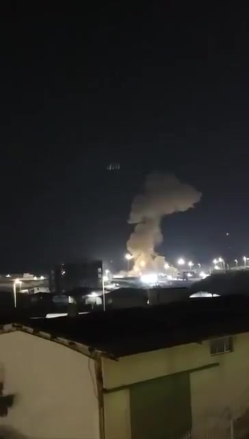 The Baheshti Pier in Chabahar Port, which is operated by the IRGC, was hit a short while ago