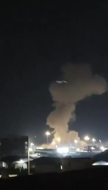 The Baheshti Pier in Chabahar Port, which is operated by the IRGC, was hit a short while ago