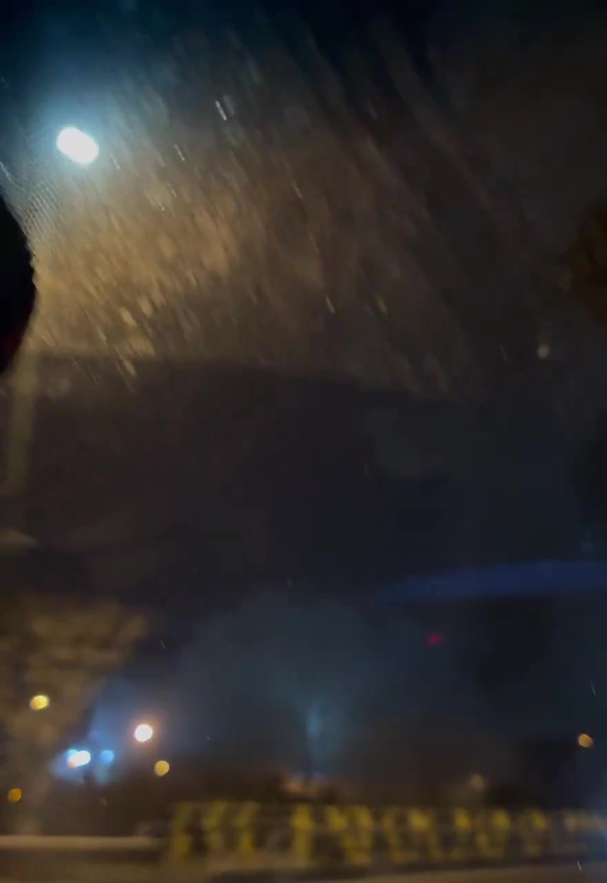 Footage showing strike at IRGC buildings at the Hemmat Highway in northern Tehran 