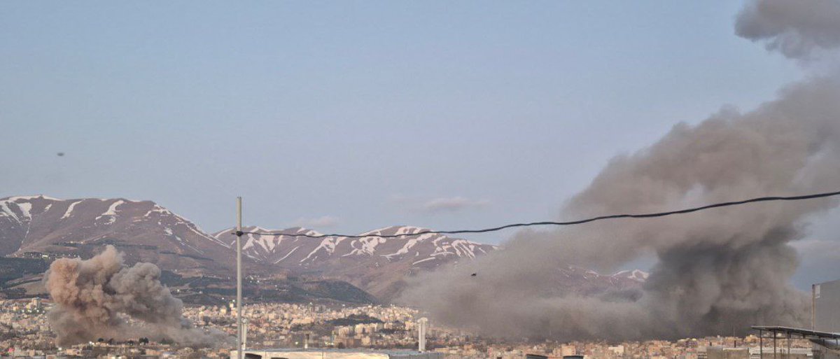 Heavy shelling targeted military and security sites in the city of Sanandaj in Iranian Kurdistan.