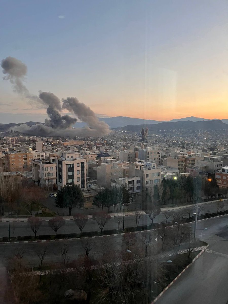 Heavy shelling targeted military and security sites in the city of Sanandaj in Iranian Kurdistan.