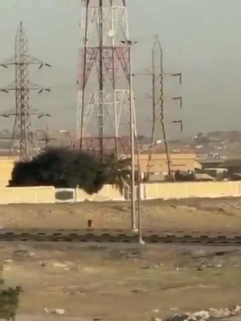 Video shows Kuwaiti air defenses accidentally shooting down a US F-15 fighter jet.