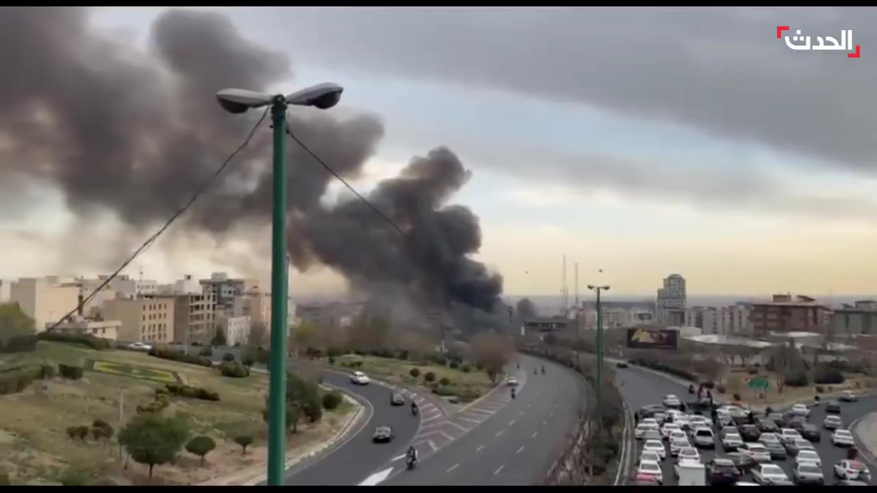 Footage of intense Israeli-American airstrikes on Majidiyeh Square in Tehran and Sanandaj, the capital of Kurdistan.