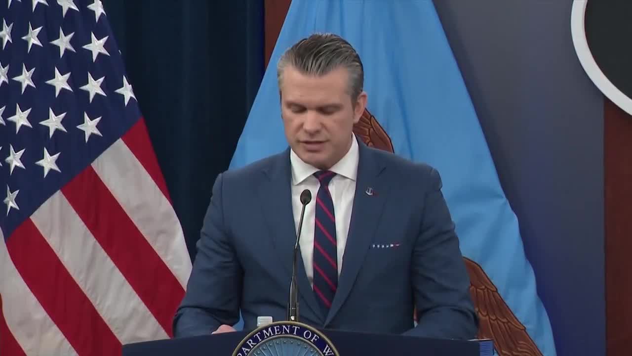 Hegseth: Israel has clear missions as well for which we are grateful. Capable partners are good partners, unlike so many of our traditional allies who wring their hands and clutch their pearls, hemming and hawing about the use of force . no stupid rules of engagement.
