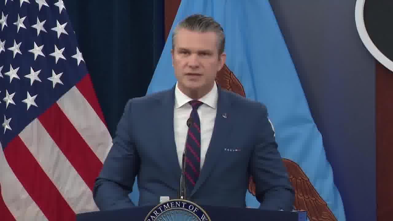 Hegseth: Israel has clear missions as well for which we are grateful. Capable partners are good partners, unlike so many of our traditional allies who wring their hands and clutch their pearls, hemming and hawing about the use of force . no stupid rules of engagement.
