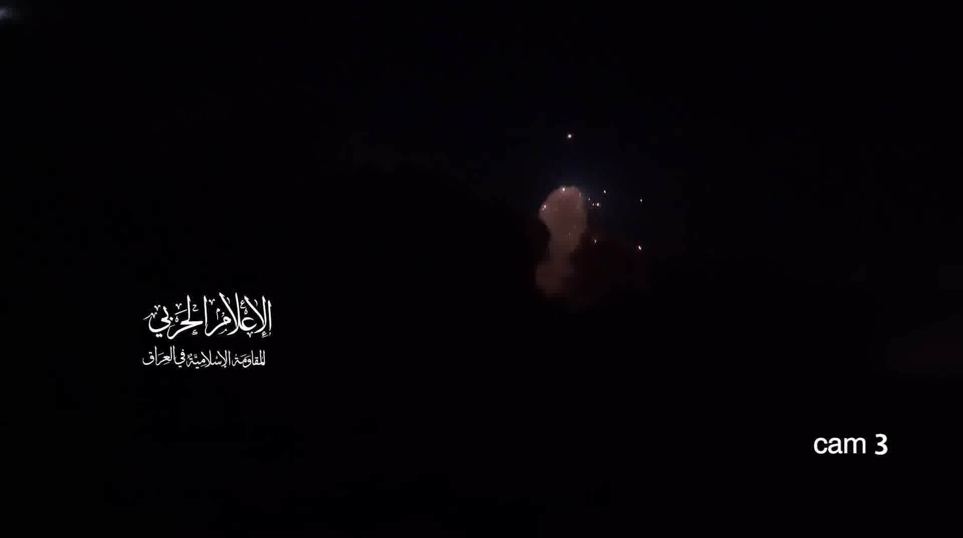 The Islamic Resistance in Iraq, a grouping of militias and front organizations backed by Iran, published footage of missile and drone launches against what it says are American targets in the country and the region