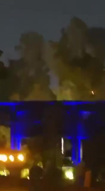 Scenes from the US embassy in Riyadh after it was targeted by an Iranian drone.