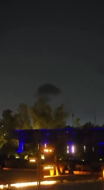 Scenes from the US embassy in Riyadh after it was targeted by an Iranian drone.