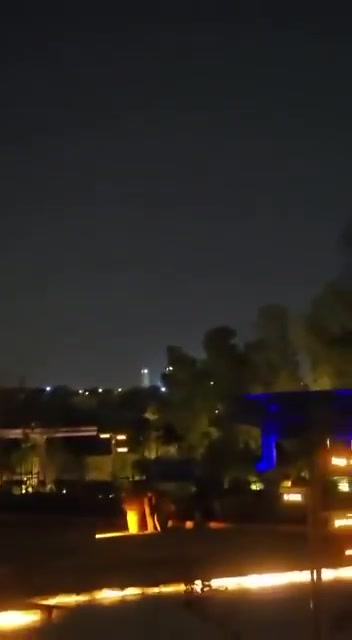 Scenes from the US embassy in Riyadh after it was targeted by an Iranian drone.