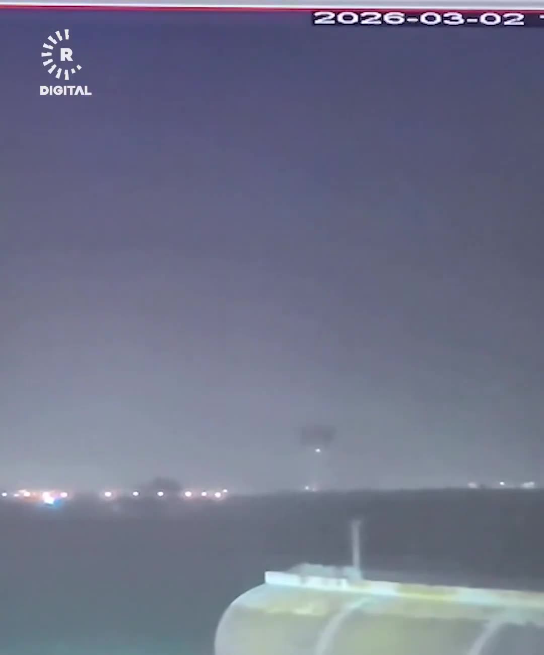 Video shows an Iranian one-way attack drone being successfully intercepted tonight by a U.S. Army C-RAM at Erbil International Airport in Kurdistan, Northern Iraq