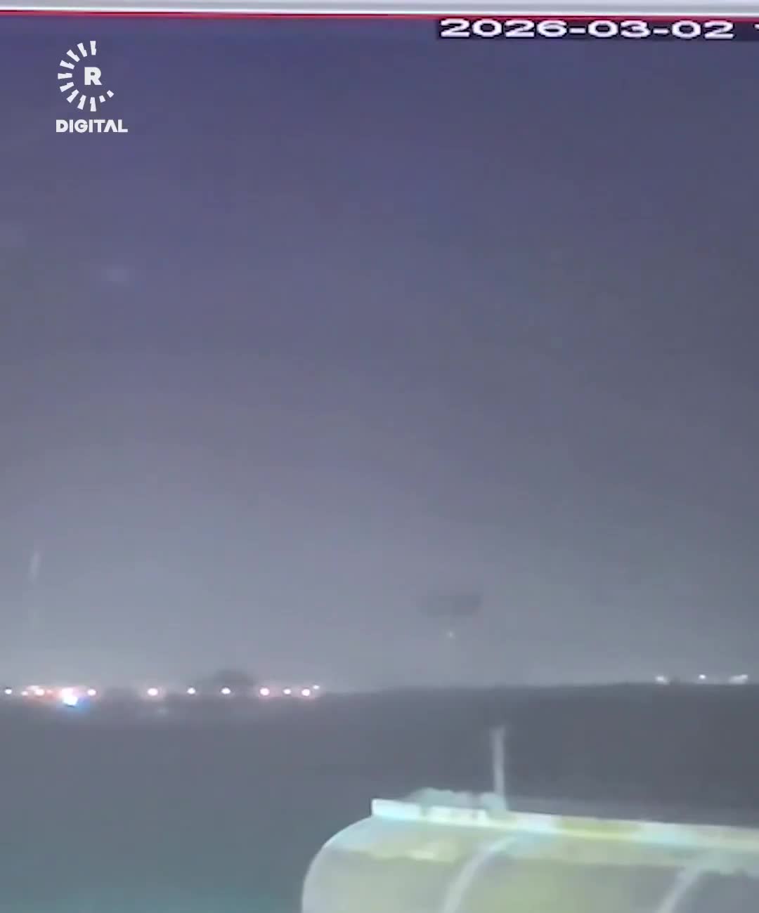 Video shows an Iranian one-way attack drone being successfully intercepted tonight by a U.S. Army C-RAM at Erbil International Airport in Kurdistan, Northern Iraq