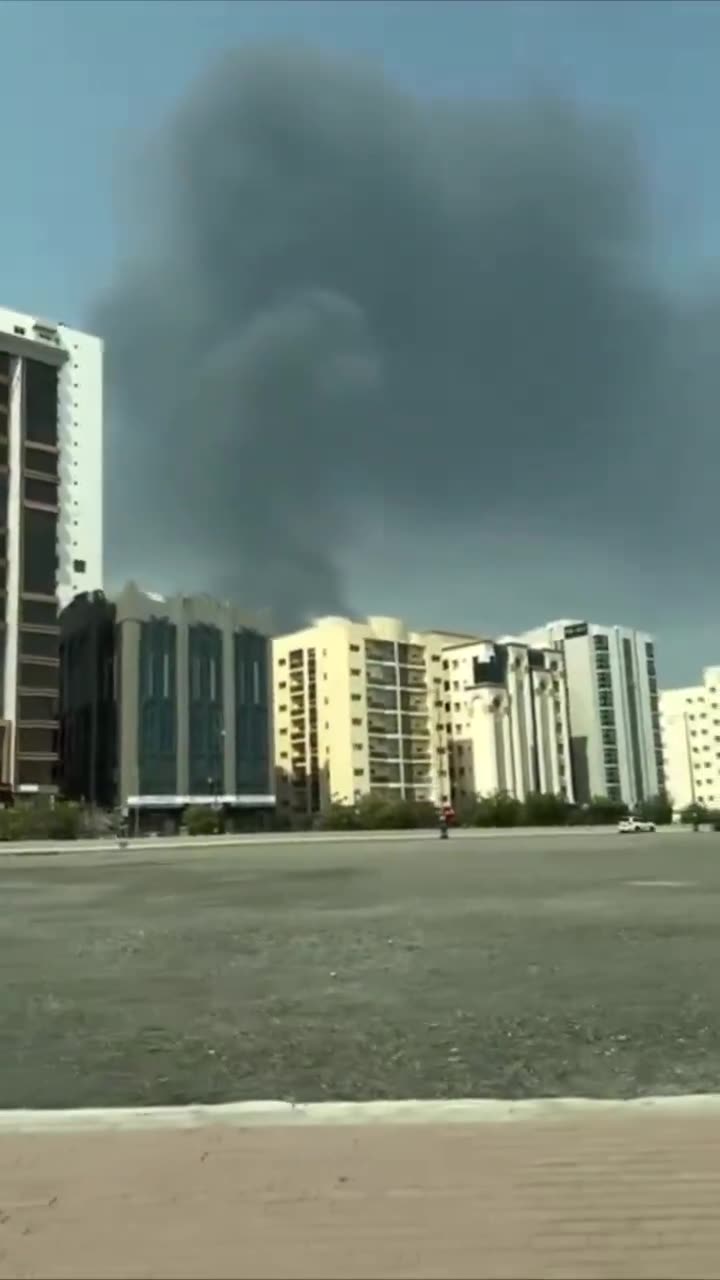 UAE's authorities are dealing with an advanced fire at the port of Fujairah after Iranian attack