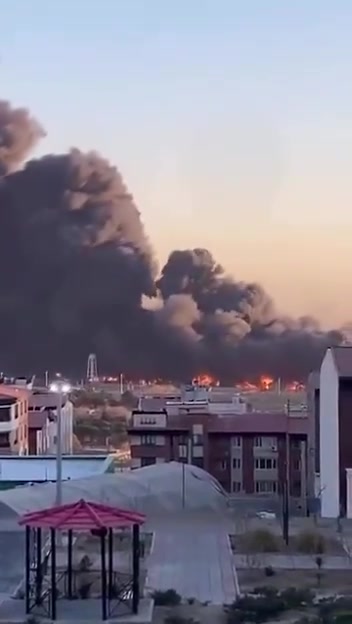 An Israeli airstrike targeted the Vardavard Logistics and Support Center in Tehran