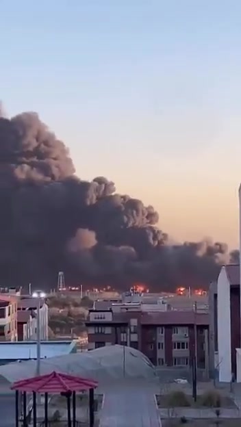 An Israeli airstrike targeted the Vardavard Logistics and Support Center in Tehran