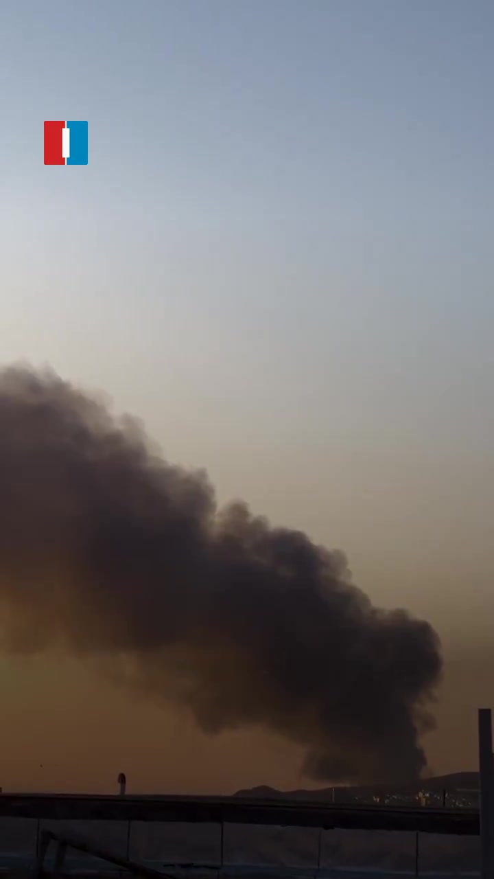 A video sent to Iran International on Tuesday showed the aftermath of an airstrike, said to have targeted a helicopter factory in Karaj, Iran according to an eyewitness