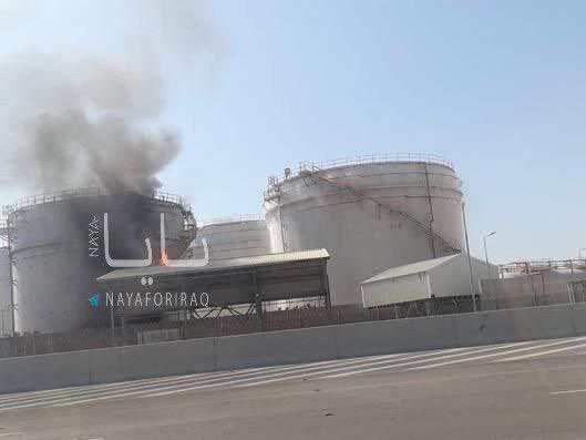 An oil depot was hit by an Iranian drone at the port of Duqm, Oman