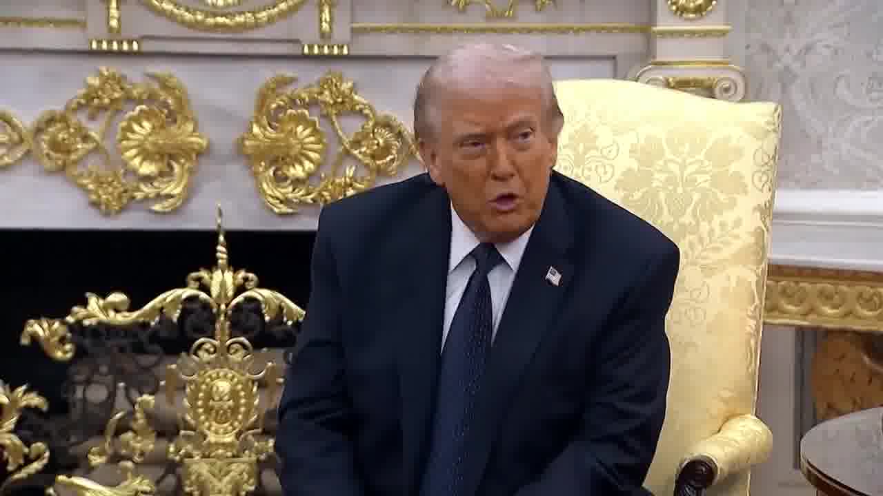 Question: Did Israel force your land to launch these strikes against Iran? TRUMP: No. I might've forced their hand. It was my opinion that these lunatics were gonna attack first