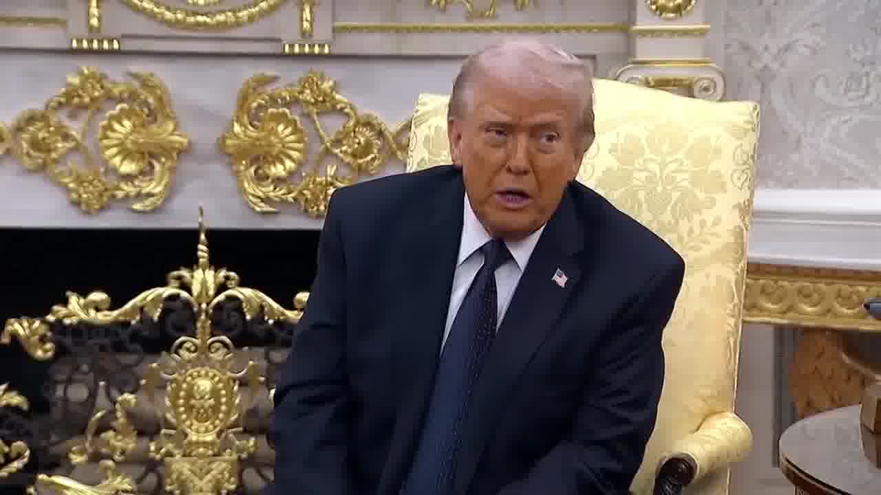 Question: Did Israel force your land to launch these strikes against Iran? TRUMP: No. I might've forced their hand. It was my opinion that these lunatics were gonna attack first
