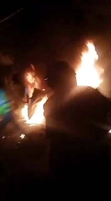 The aftermath of the raid that targeted a house in Khirbet al-Duweir