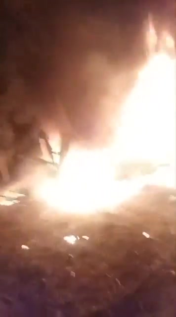 The aftermath of the raid that targeted a house in Khirbet al-Duweir