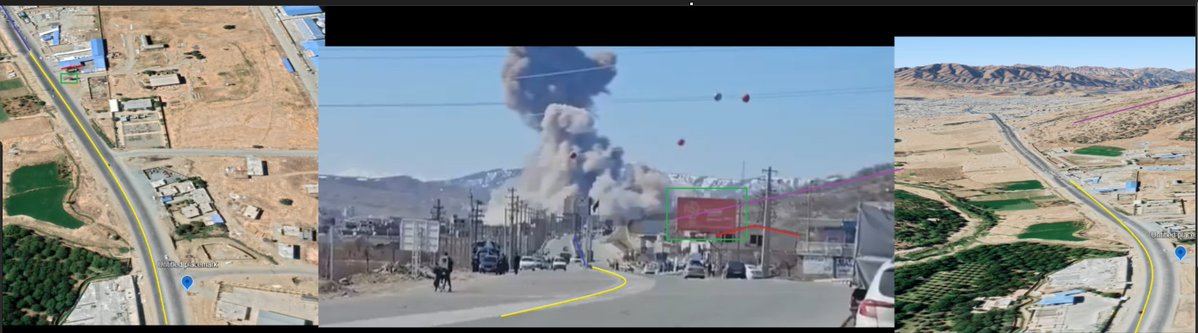 Airstrike in Baneh, Iran
