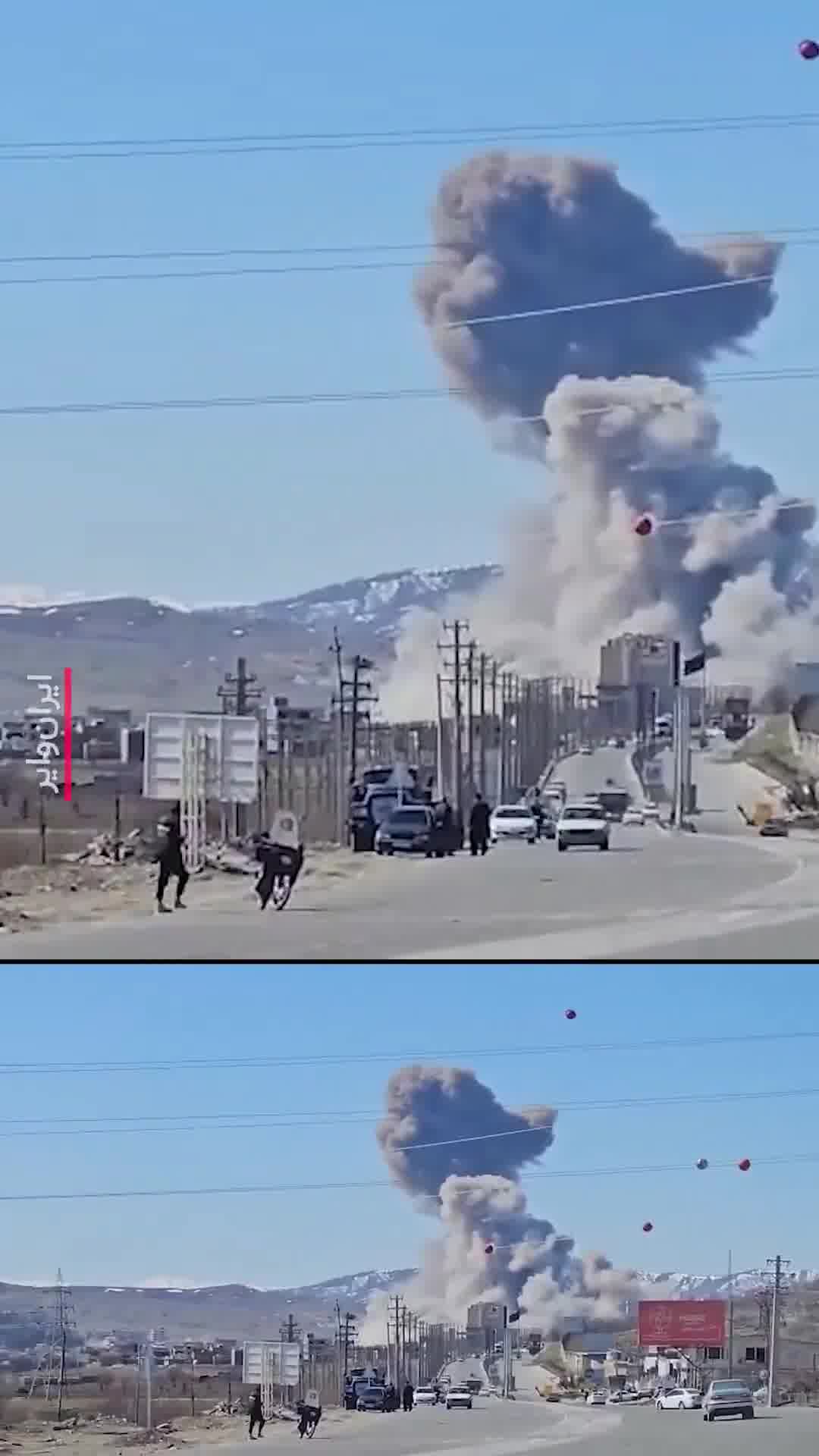 A citizen sent a video to IranWire, reporting several consecutive explosions in the city of Baneh. The United States and Israel extensively targeted some positions of the Islamic Republic in the city of Baneh today