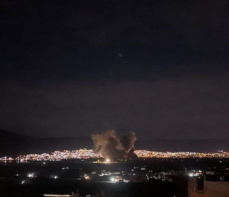 Israeli airstrikes on the IRGC headquarters in Marivan