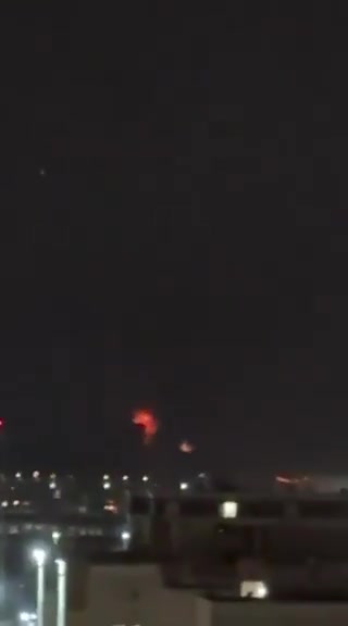 Yazd, Iran. Airstrikes target IRGC ballistic missile sites causing massive explosions