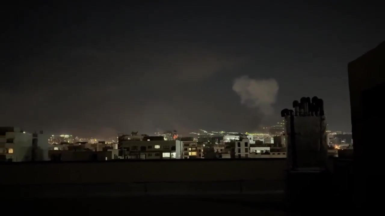 Bombardment continues in Tehran this evening