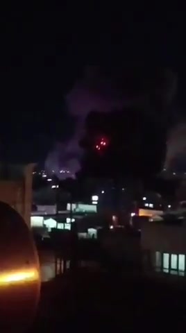 Powerful US/Israeli airstrikes on Bukan, western Iran, a short time ago