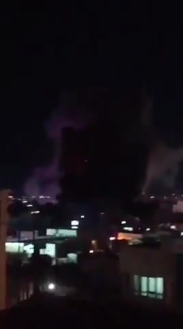 Powerful US/Israeli airstrikes on Bukan, western Iran, a short time ago