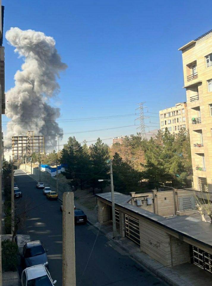 Airstrikes in western Tehran