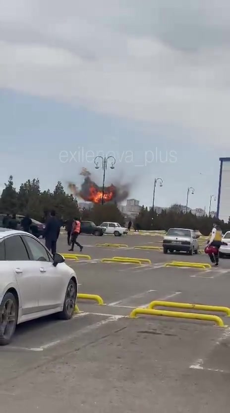 Drone strike has been reported at Nakhchivan airport in Azerbaijan