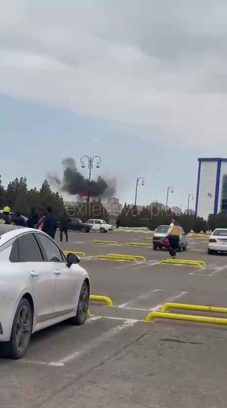 Drone strike has been reported at Nakhchivan airport in Azerbaijan