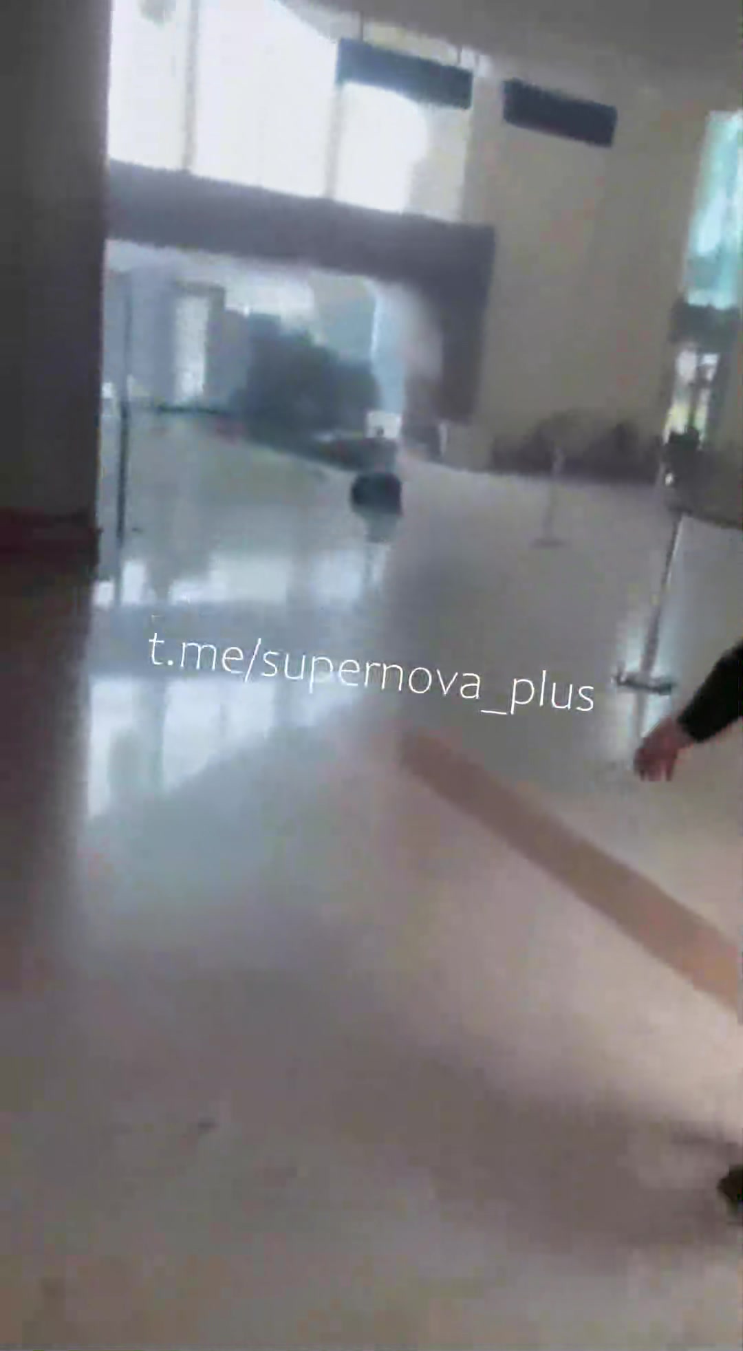 Damage to the Nakhchivan airport as result of drone strike