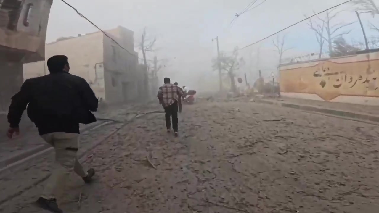 Heavy destruction in Khorramabad, Iran following U.S./Israeli airstrikes