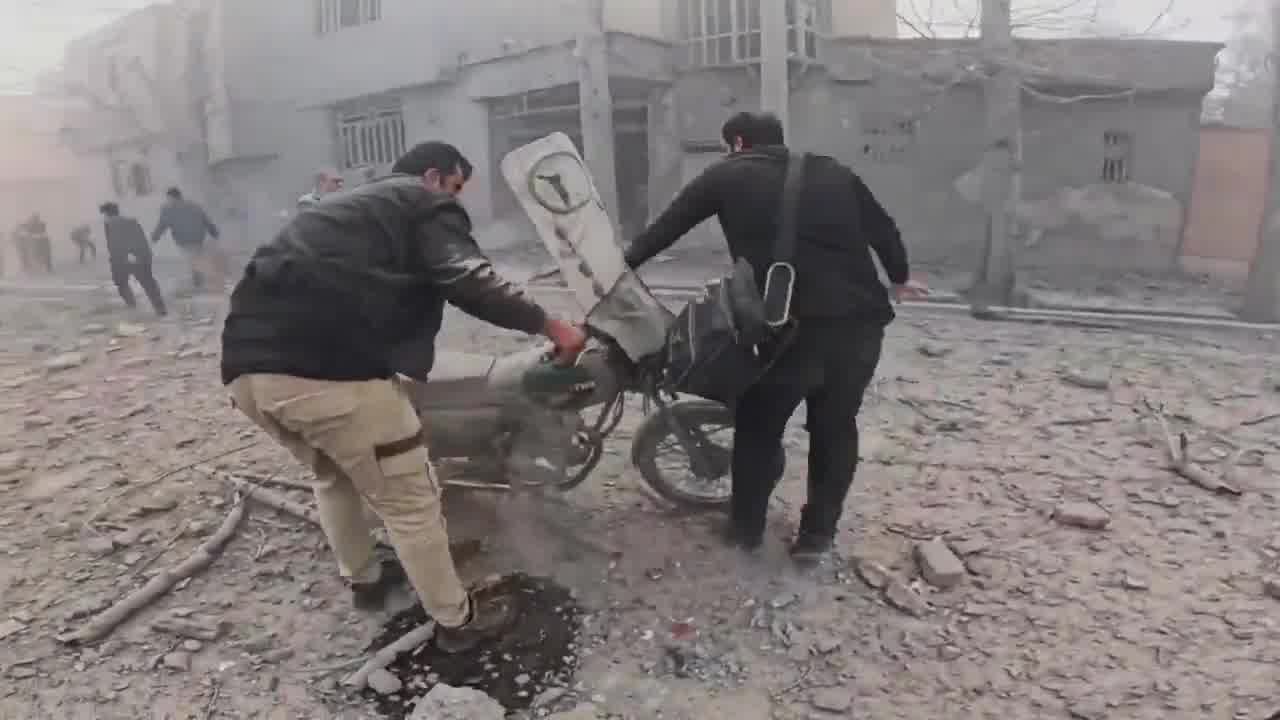 Heavy destruction in Khorramabad, Iran following U.S./Israeli airstrikes