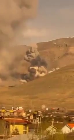 An airstrike targeted weapons depots in Damavand province, Iran