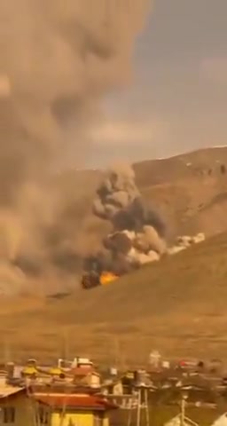 An airstrike targeted weapons depots in Damavand province, Iran