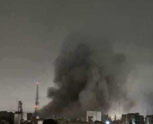 Airstrike in Kermanshah. Police Command HQ was the target