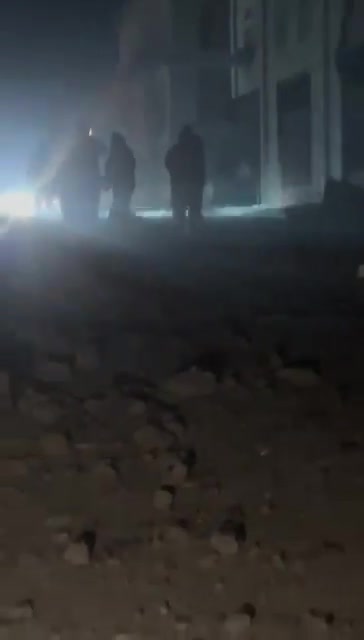 “Oh my god, look what it has done,” a man says walking around a police station flattened in the Kurdish city of Javanrud in Kermanshah province by Israeli airstrikes. Another person said ‘they issued a warning beforehand”