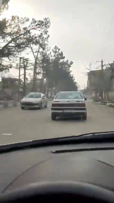 The Law Enforcement Command and Criminal Investigation Department in Urmia, West Azerbaijan Province (Iran) was destroyed